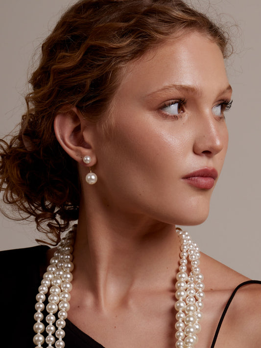 Pearl Ear Jacket Earring