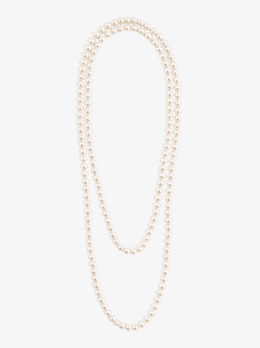 8mm Pearl Beaded 60" Long Necklace
