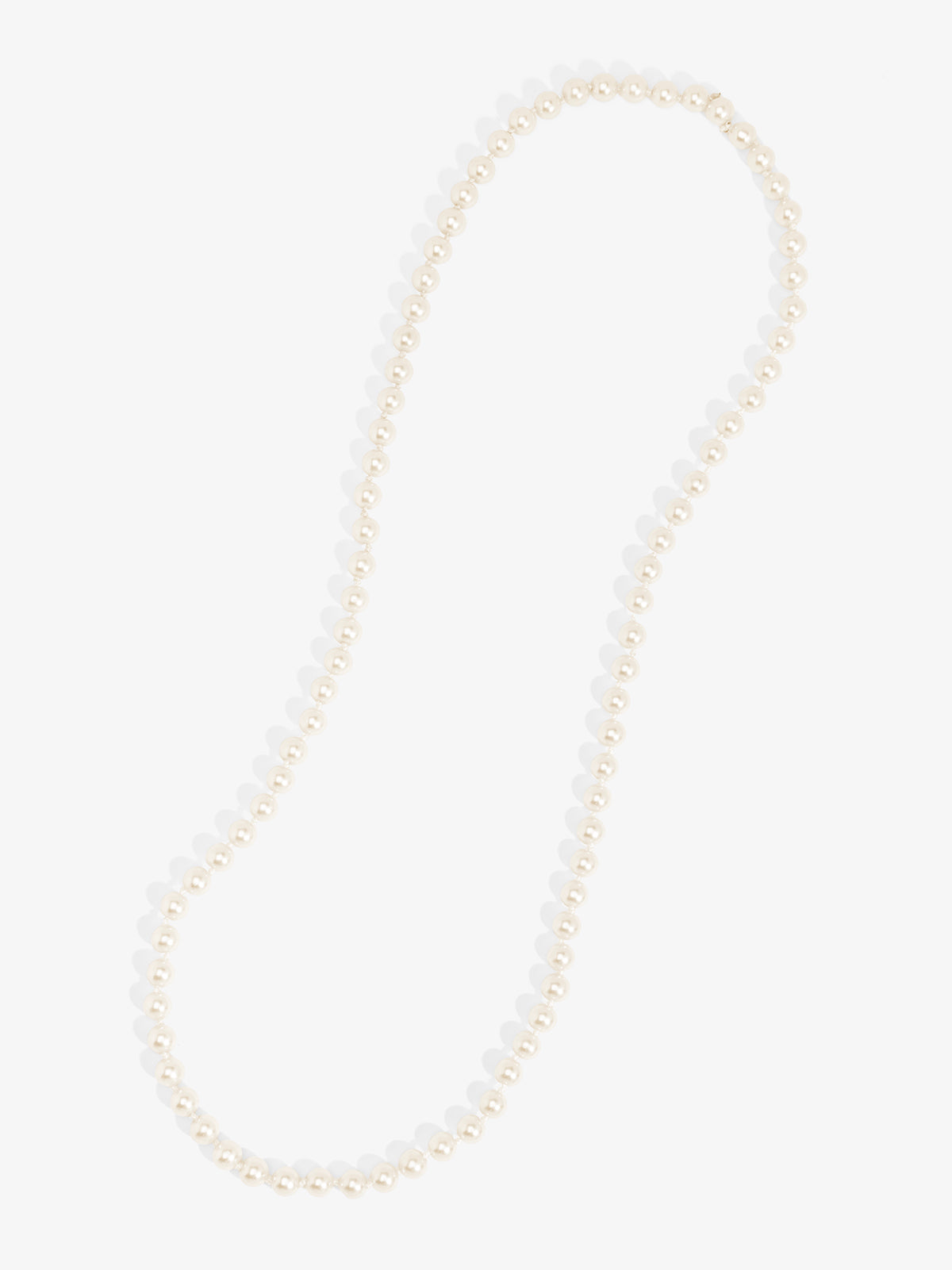 10mm Pearl Beaded 40" Long Necklace