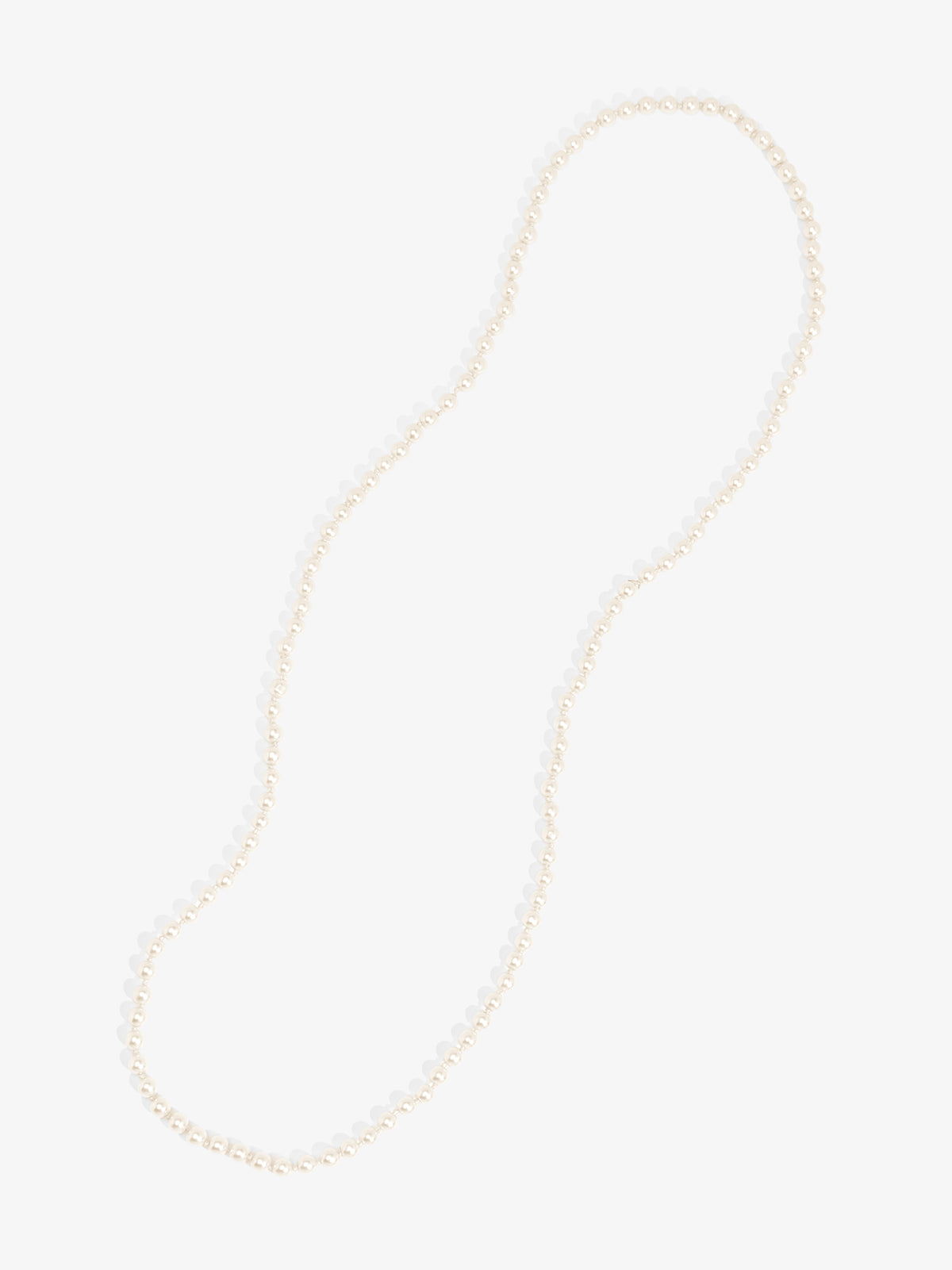 8mm Pearl Beaded 40" Long Necklace