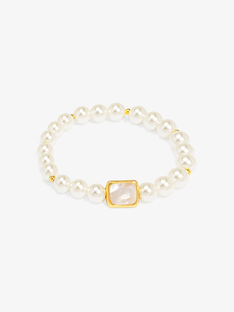 Sea Light Edge Mother Of Pearl Bracelet