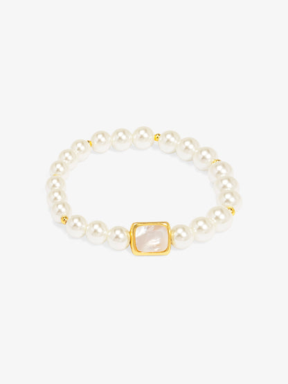 Sea Light Edge Mother Of Pearl Bracelet