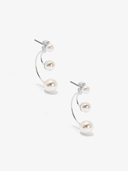 Pearl Trio Ear Jacket Earring