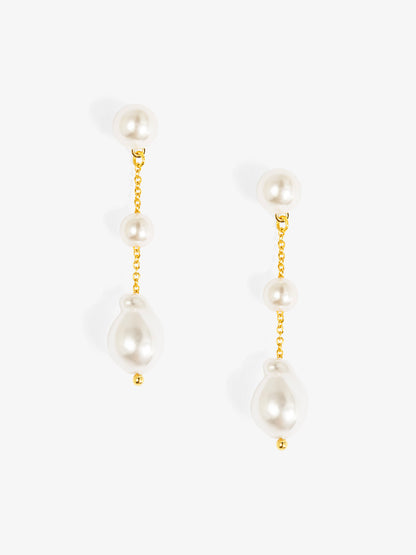 Baroque Drop Pearl Earring