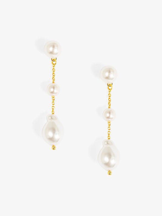 Baroque Drop Pearl Earring