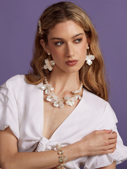 Bloomlight Drop Link Earring
