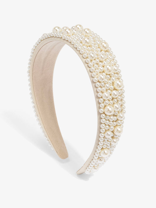 Pearl Cluster Halo Headband
