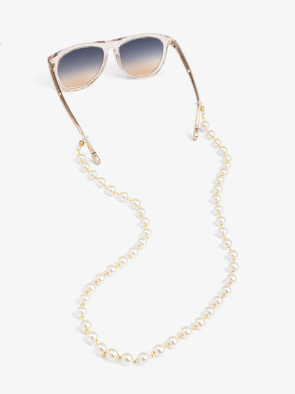 Large Pearl Beaded Glass Chain