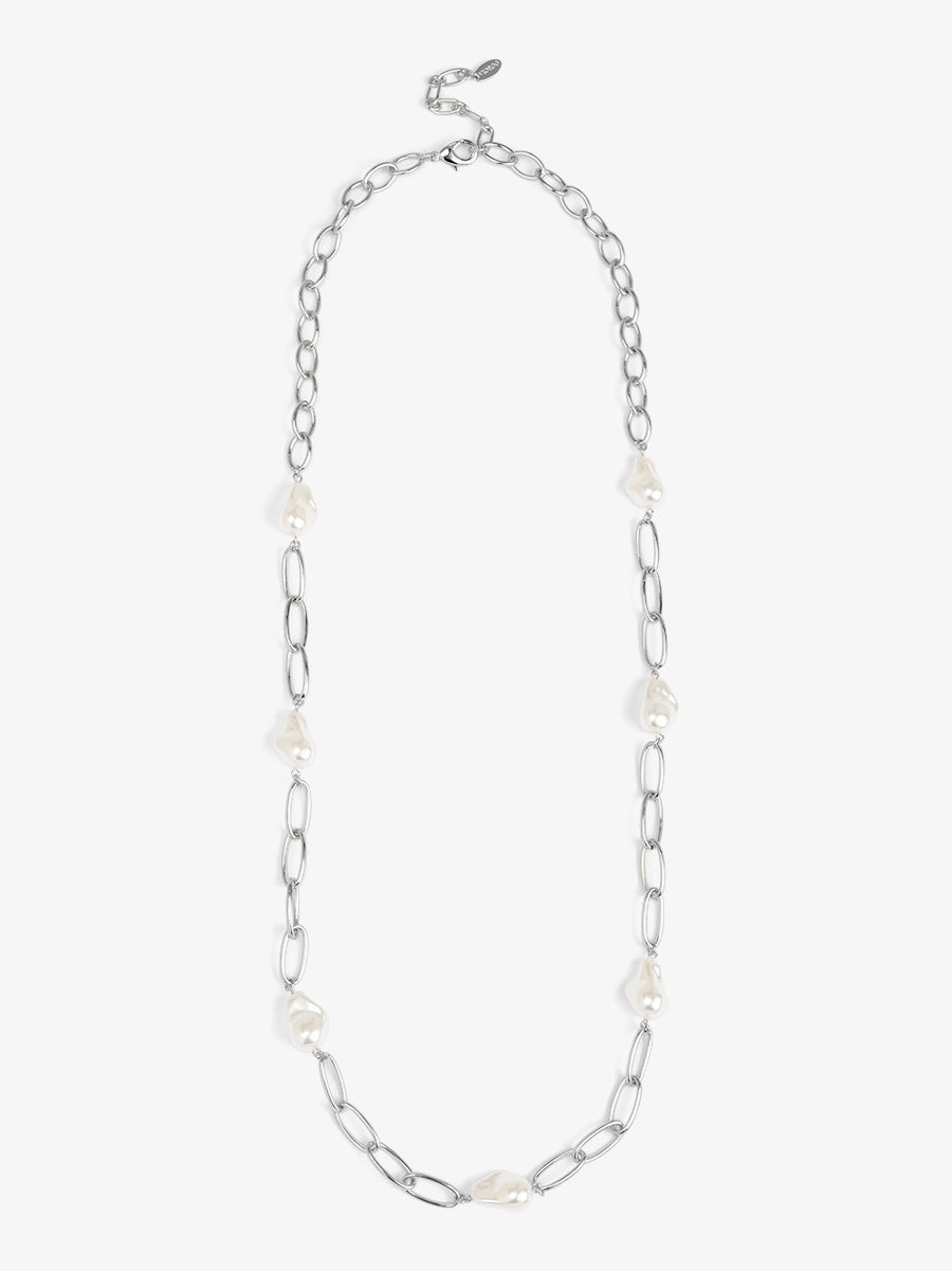 Baroque Link Long Necklace