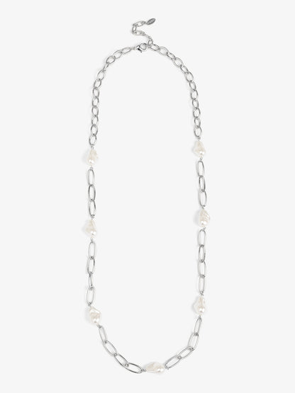Baroque Link Long Necklace