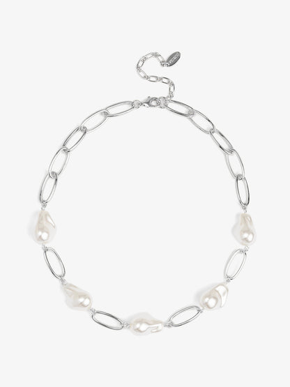 Baroque Link Collar Necklace