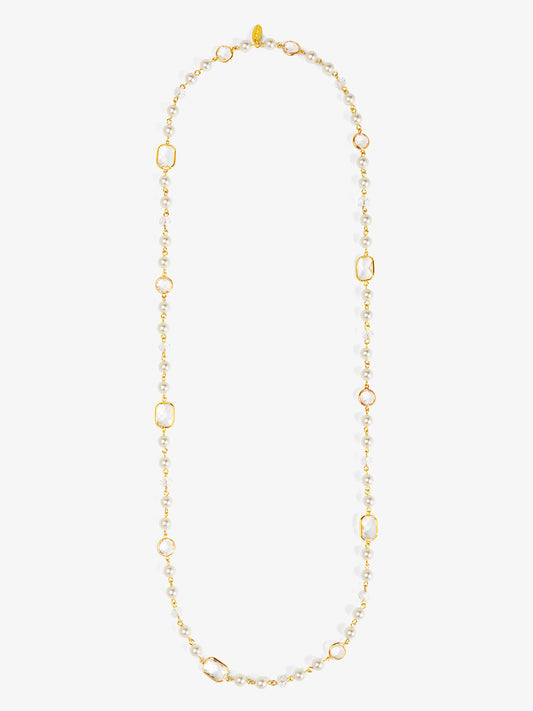 Prism Pearl Long Necklace