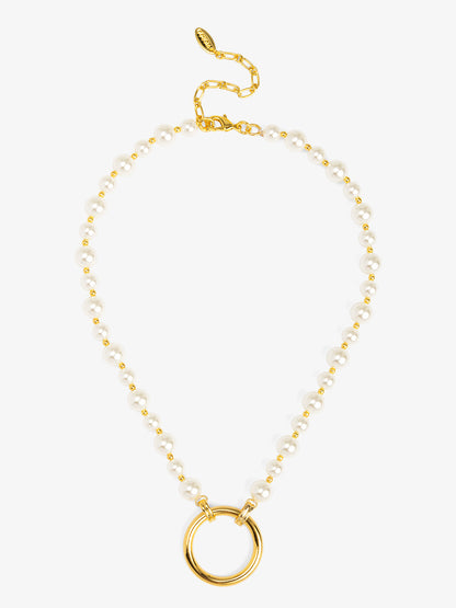 Circle Ring Pendant Necklace