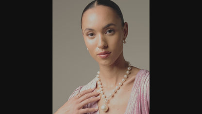Classic Pearl Beaded Drop Earring
